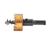 Коронка по металлу HSS, 28 мм, нитридтитановое покрытие Denzel