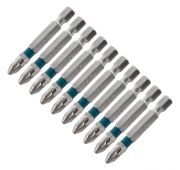 Набор бит PZ2х50, сталь S2, 10 шт.// Gross