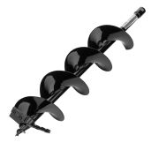 Шнек для грунта ER-150, диаметр 150мм, длина 800мм,соединение 20мм, съёмный нож// Denzel