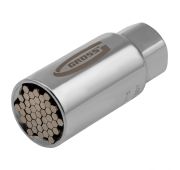 Головка торцевая многоразмерная CrV 6-21мм под квадрат 3/8