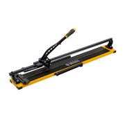 Плиткорез рельсовый 1000х16мм, каретка на подш., стальная станина, усил. рукоятка-пенал//Denzel