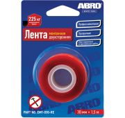 Лента двухсторонняя монтажная прозрачная (30 мм х 1,51 м)