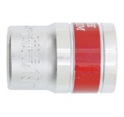 Головка торцевая, 19 мм, 6-гранная, CrV, под квадрат 1/2