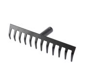 Грабли 12-зубные, 300 мм, БЕЗ ЧЕРЕНКА, прямые//Россия