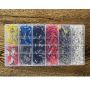 Набор клемм, штыревые втулочные наконечники 1800 шт в пласт.кейсе