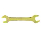 Ключ рожковый, 19 х 22 мм, желтый цинк Сибртех