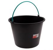 Ведро строительное пластмассовое 20 л, ударопрочное, обрезиненная ручка// Matrix