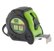 Рулетка Графит, обрезиненный корпус, амортизатор, 5 м х 25 мм