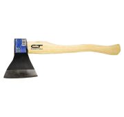 Топор ТП11-10, 1000 г, в сборе, кованый, деревянное топорище Сибртех