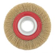 Плоская щетка Matrix 74660 диаметром 150 мм, с латунированной витой проволокой, устанавливается на т