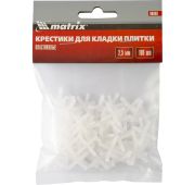 Крестики, 2.5 мм, для кладки плитки, 100 шт Matrix
