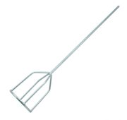 Оцинкованный миксер для гипсовых смесей Denzel 848427 диаметром 100 мм и длиной 590 мм, с шестигранн