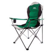 Кресло складное с подлокотниками и подстаканником, 60 х 60 х 110/92 см, Camping Palisad