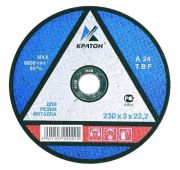 Круг отрезной по металлу Кратон «Профи» A 46 TBF 125х2,5х22,2 мм