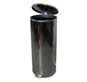 Урна педальная 50л. хром