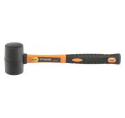 Киянка резиновая, 225 г, черная резина, фибергласовая рукоятка Sparta