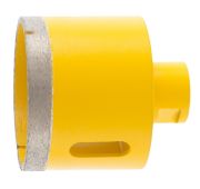 Сверло алмазное по керамограниту, 70 мм, мокрое резание, М14// Denzel