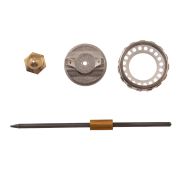 Ремкомплект для краскораспылителя 4 предмета : сопло 1.2 мм + игла + форсунка + зажим сопло Matrix