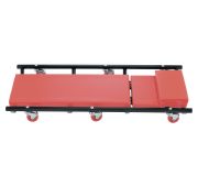 Лежак ремонтный на 6-ти колесах, 1030 х 440 х 120 мм, поднимающийся подголовник// MATRIX