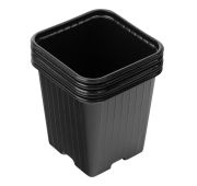 Горшочек для рассады, 90 х 90 х 95 мм, полистирол, 5 шт, Россия