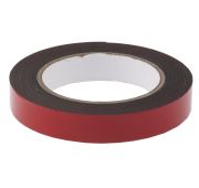 Лента клейкая на вспененной основе усиленная, двусторонняя, черная, 19 мм х 5 м // Matrix