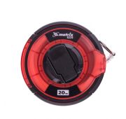 Рулетка геодезическая 20 м х 12.5 мм, закрытый корпус, стальная лента, односторонняя шкала, Pro Matr