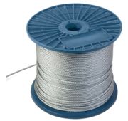 Канат стальной оцинкованный М4/5 в оплетке ПВХ 4,39 кН 7,8 кН