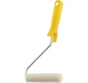 Мини-валик в сборе «Лаки» , 110 мм, ворс 5 мм, D 16 мм, D ручки 6 мм, Велюр Сибртех