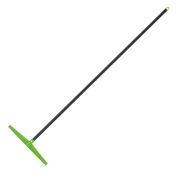 Грабли пластиковые, 430 мм, 13 прямых зубьев, металлический черенок, Сибртех