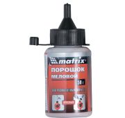 Красный меловой порошок Matrix 84857 весом 50 г предназначен для разметочных шнуров. С его помощью м