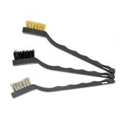 Набор щеток, 3 шт., металлические с пластмассовой ручкой, малые// Matrix