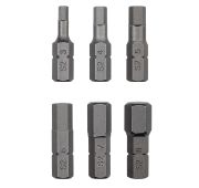 Набор бит 25мм 6шт DEXTER