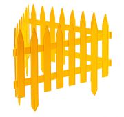 Забор декоративный «Рейка», 28 х 300 см, желтый, Россия, Palisad Забор декоративный «Рейка» 28 х 300