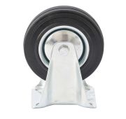 Колесо неповоротное D 160 мм, крепление платформенное Сибртех