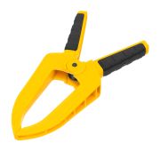 Струбцина клещеобразная, удлиненная 50 х 80 мм двухкомпонентные рукоятки// Denzel