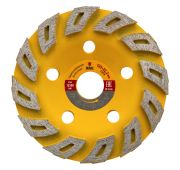 Чашка алмазная зачистная, 125 мм, Турбо Denzel