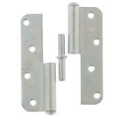 Петля накладная ПН1-110 правая, цинк, 4 шт, (Металлист) Россия