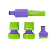 Набор для подключения шланга 3/4, распылитель, 3 адаптера к распылителю Palisad