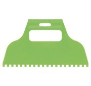 Шпатель для клея, пластмассовый, зубчатый 6 х 6 мм Сибртех