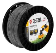 Леска для триммера двухкомпонентная квадрат, 2,7мм х 138м, на DIN катушке EXTRA CORD// Denzel
