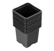 Горшочек для рассады, 70 х 70 х 65 мм, полистирол, 10 шт, Россия