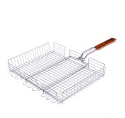 Решетка гриль 315 х 410 х 70 мм, объемная, хромированная Camping Palisad