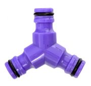 Тройник для разветвления или соединения, штуцерный, пластмассовый Palisad