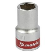 Головка торцевая, 12 мм, 6-гранная, CrV, под квадрат 1/2