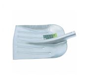 Лопата снеговая, 330х365 мм, без черенка, стальная оцинкованния (СИБРТЕХ) // Россия