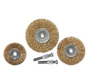 Набор щеток для дрели 3 шт, 50-63-75 мм Matrix