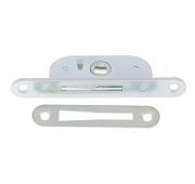 Завертка врезная ЗР2-2 с планкой, цинк (Металлист)// Россия