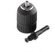 Патрон для дрели БЗП 2-13 мм, М12 х 1.25, адаптер SDS Plus Сибртех