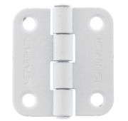 Петля накладная ПН5-40, белая, 4 шт, (Металлист) Россия