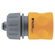 Соединитель пластмассовый, быстросъемный для шланга 3/4, аквастоп, однокомпонентный Palisad Luxe